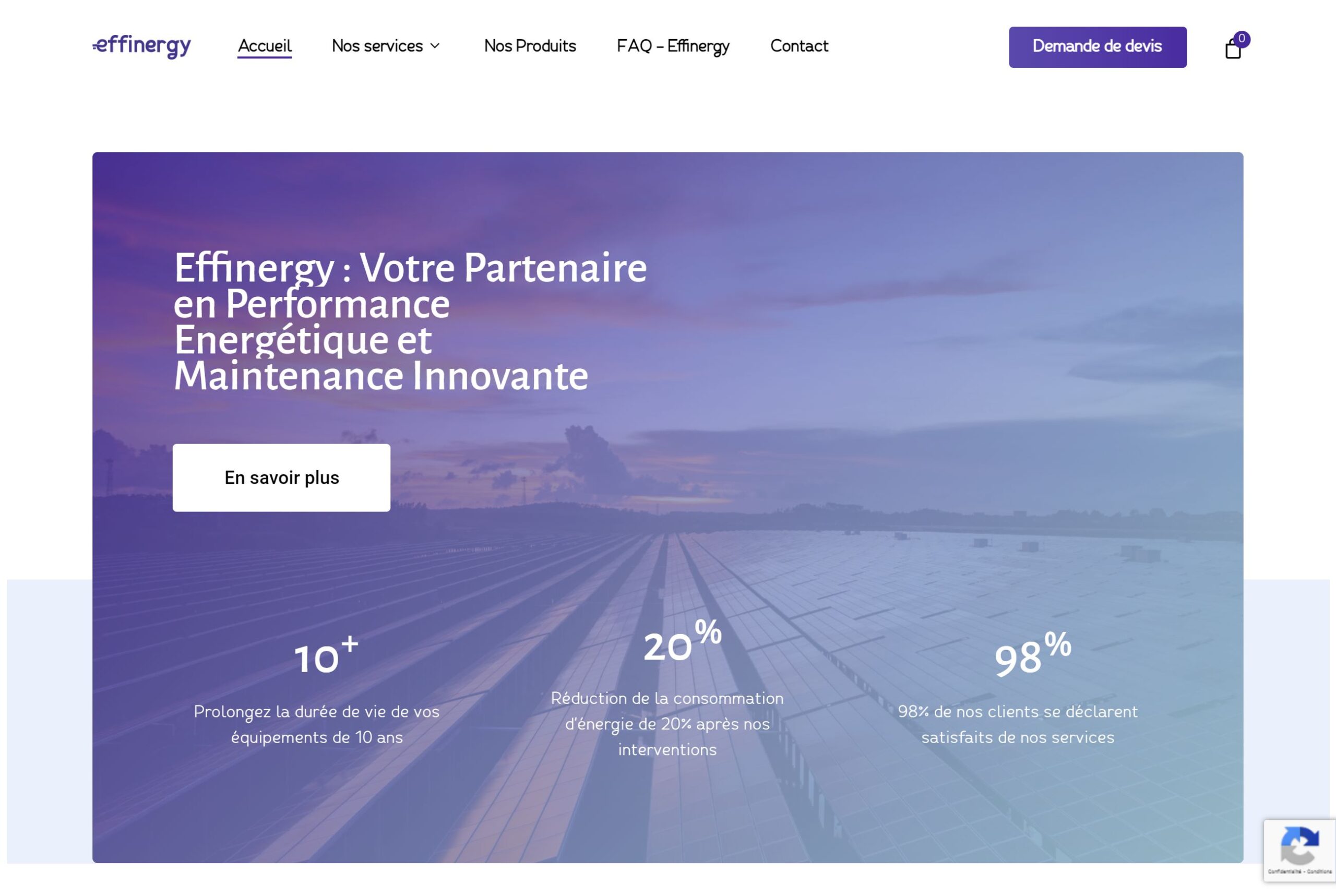 Effinergy Swiss site web