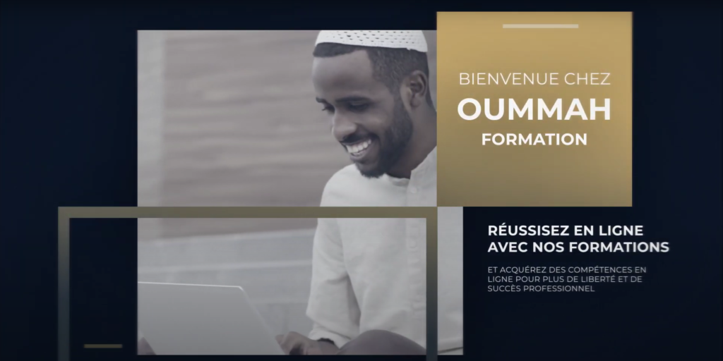 Visuel de marque Oummah Formation réalisé par Wii Studio